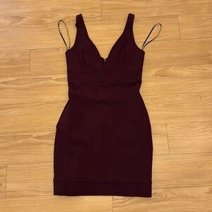 Bobi Black Purple Dress
